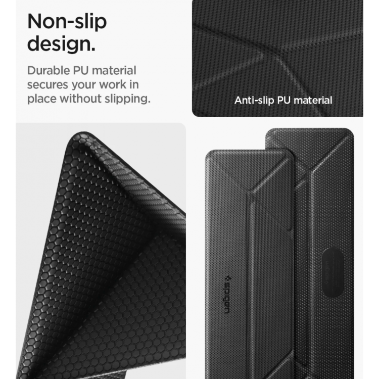 SPIGEN SGP UNIVERSAL Slim Fold Laptop βάση αλουμινίου για Noteboos, laptops εώς 15.6", LD201-S4 - ΜΑΥΡΟ - AMP10404